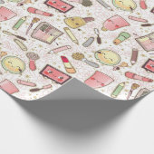 make-up Cosmetics Wrapping Paper Cadeaupapier (Hoek)