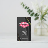 Make-up en haar | Lipsticks kus Visitekaartje (Staand voorkant)