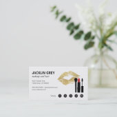 Make-up- en haar-loyaliteit klantenkaartje (Staand voorkant)