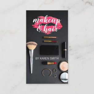 Make-up en haarstylist salon visitekaartje