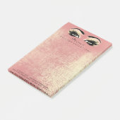 Make-up Eyes Lashes Perzik Naam Web Telefoonnummer Post-it® Notes (Schuin)
