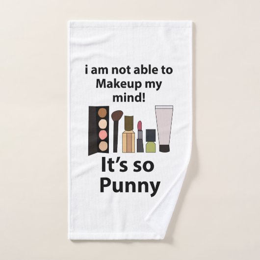 Make-up Funny Pun Make-up Handdoek (Handdoek)