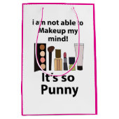 Make-up Funny Pun Make-up Medium Cadeauzakje (Voorkant)