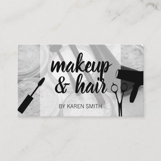 Make-up & Haar Afsprakenkaartje (Voorkant)