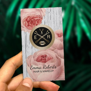 Make-up & Hair Stylist Bloemen Afspraak Afsprakenkaartje