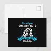 Make-up - Het is niet jouw make-up Briefkaart (Voorkant / Achterkant)