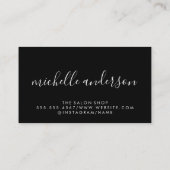 make up Kiss | Iridescent Shine Background Visitekaartje (Achterkant)