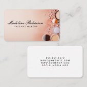 Make-up Kit Foundation en penselen Visitekaartje (Voorkant / Achterkant)