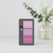 make-up kunstenaar visitekaartje (Staand voorkant)