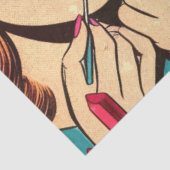 make-up meisjes strips tissuepapier (Detail)