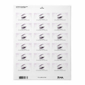 Make-up met glinsterend effect etiket (Full Sheet)