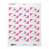 Make-up met glinsterend effect etiket (Full Sheet)