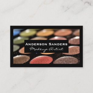Make-up Palette Zwarte Rand Visitekaartje
