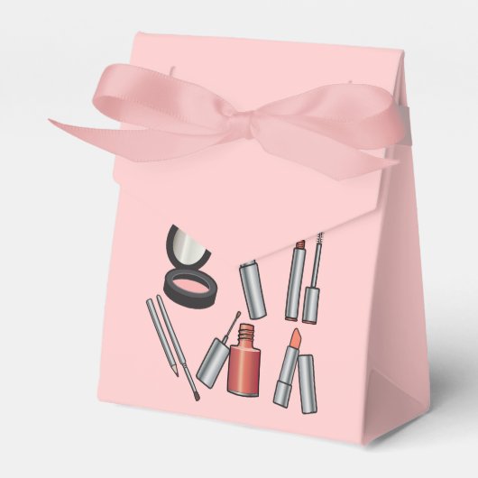 Make-up Party Goody Bag Bedankdoosjes (Voorkant Zijde)