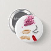 make-up ronde button 5,7 cm (Voorkant /achterkant)