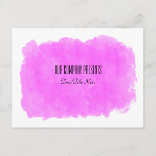 Make-up Roze Schoonheidsevenement Workshop Glam Mo Briefkaart