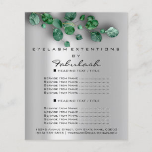 Make-up schoonheidssalon Zilver Woodland Eucalyptu Flyer