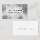 Make-up Waterverf grijs Visitekaartje (Voorkant / Achterkant)