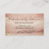 Make-up Wenkbrauwwimpers Glitter Drip Roos Studio Visitekaartje (Achterkant)