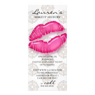 Make-upartiest Marketing Kaarten Beauty Lips Gloss