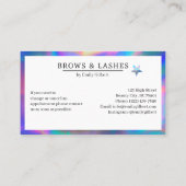 Make-upkunstenaar uw volgende afsprakenkaartje (Achterkant)