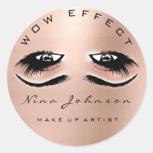 Make-upkunstenaar Wow-effect Spark Eyes Lashes Ronde Sticker