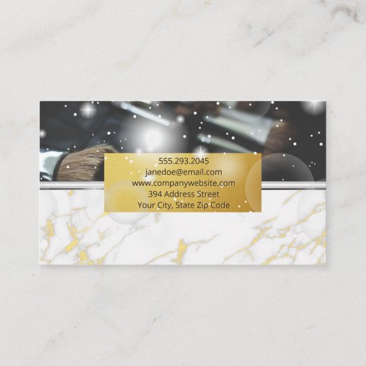 Make-upkwasten | Gloeiend Visitekaartje (Achterkant)