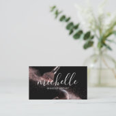 Make-uppenselen | Marmer Visitekaartje (Staand voorkant)