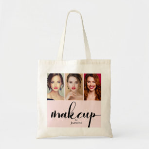 Make-upstudio QR-code fotocollage Salon Tote Bag