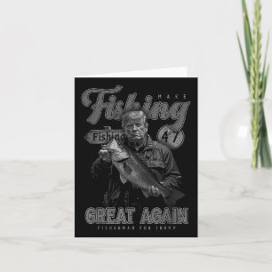 Make Vissen Great Again Funny beroemd gemaakt door Kaart