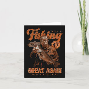 Make Vissen Great Again Funny beroemd gemaakt door Kaart