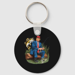 Make Vissen Great Again Funny BYB Gevist Humor T Sleutelhanger