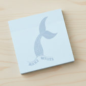 Make Waves Inspirational Blue Sticky Notes