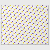 Make Your Gift Glow in Royal Purple & Gold Cadeaupapier (Vlak)