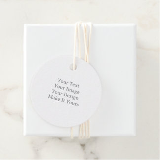 Make Your Own 2" x 2" Circle Cotton Favor Tags Bedankjes Labels
