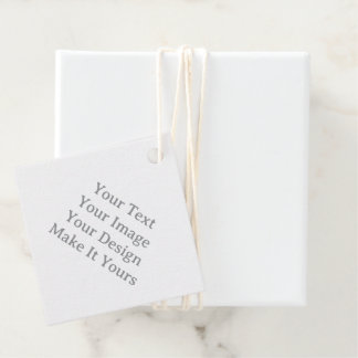 Make Your Own 2" x 2" Diamond Cotton Favor Tags Bedankjes Labels