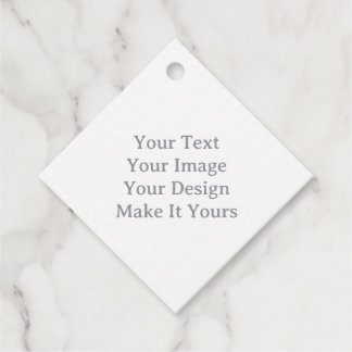 Make Your Own 2" x 2" Diamond Favor Tags Bedankjes Labels