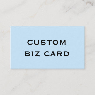 MAKE YOUR OWN BUSINESS CARDS SKY BLUE VISITEKAARTJE