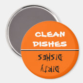 Make Your Own Clean/Dirty Dishwasher Magneet (Voorkant / Achterkant)