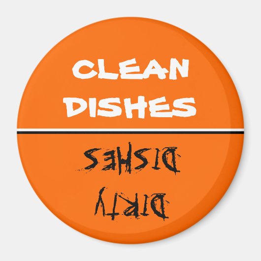 Make Your Own Clean/Dirty Dishwasher Magneet (Voorkant)