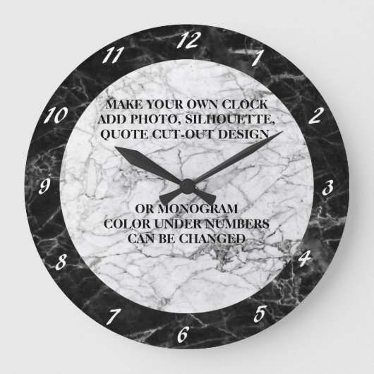 MAKE YOUR OWN CLOCK GROTE KLOK (Voorkant)