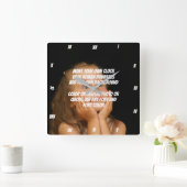 MAKE YOUR OWN CLOCK VIERKANTE KLOK (Huis)