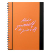 Make Yourself a Priority Self Care Journal (Devant)