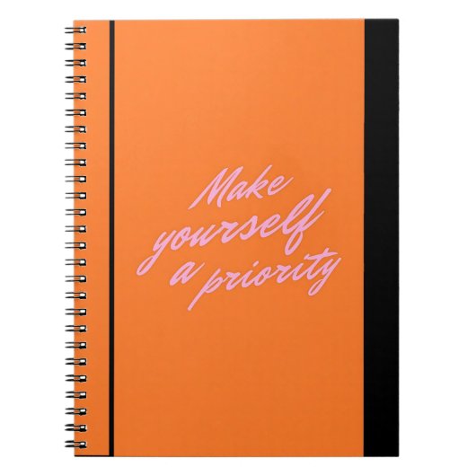 Make Yourself a Priority Self Care Journal (Devant)