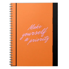 Make Yourself a Priority Self Care Journal Notitieboek
