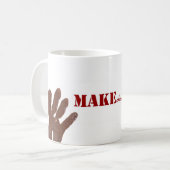 MAKEchocolates-mok Koffiemok (Voorkant links)