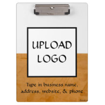 Makelaar aangepast logo klembord