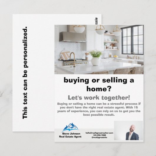 Makelaar Briefkaart (Voorkant / Achterkant)