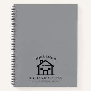 Makelaar Business Logo Medewerkers Swag Notitieboek