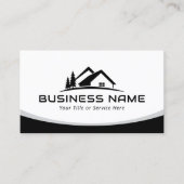 Makelaar Custom House Logo Professional Visitekaartje (Voorkant)